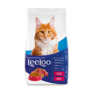 Корм сухой для взрослых кошек LeeLoo 800г говядина