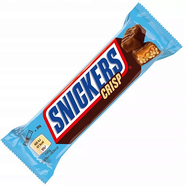 Мороженое БЗМЖ Snickers Crisp 34,5г