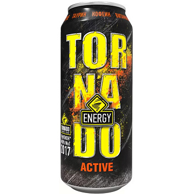 Напиток энергетический Tornado Energy Active 450мл