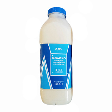 БЗМЖ Молоко сгущеное цельное Пищекомбинат 8,5% 1кг ГОСТ