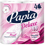 Туалетная бумага Papia Deluxe 4 слоя 4 рулона